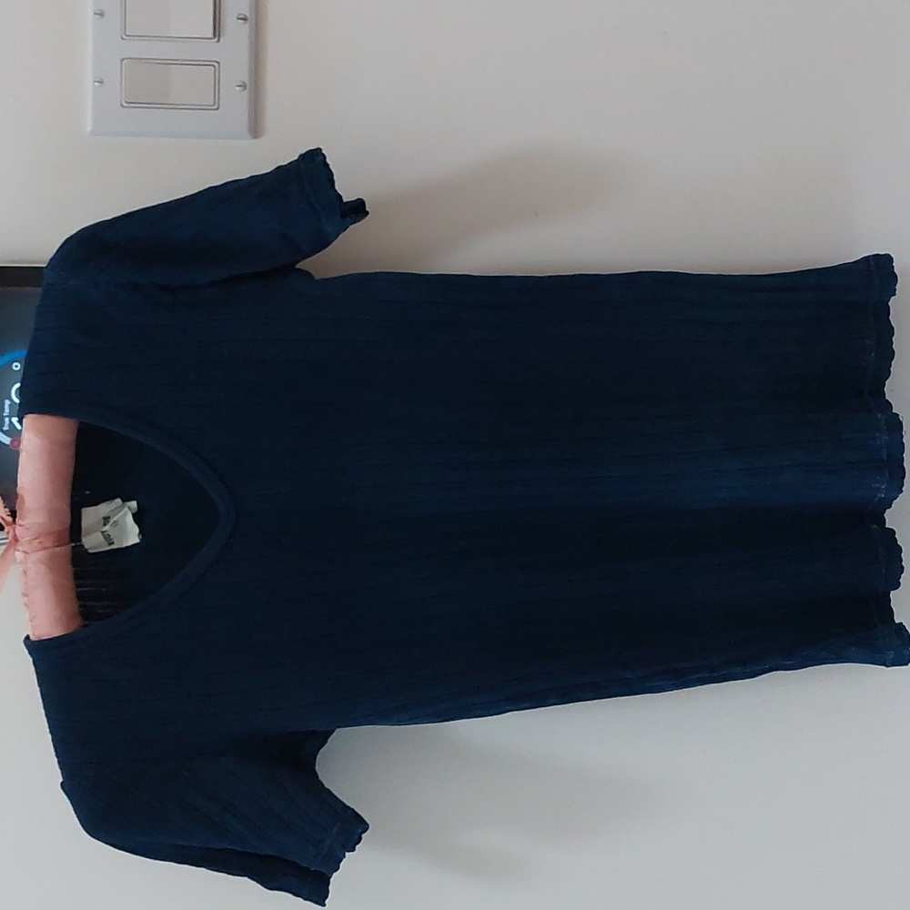 RUDY JUDE INDIGO POINTELLE TEE